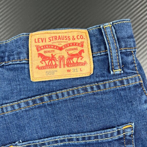 Levis 569 Mens Denim Jean Shorts size 31 Classic Fit - Picture 5 of 11